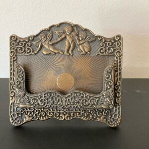 Brass business cards holder